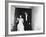 Jimmy Stewart Escorting Olivia deHavilland After Winning Oscar for Best Actress in "The Heiress"-Ed Clark-Framed Premium Photographic Print