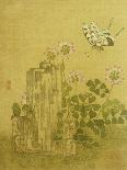 Silk Leaf from an Album of Flower and Bird Paintings (18th Century)-Jing Yi-Laminated Giclee Print