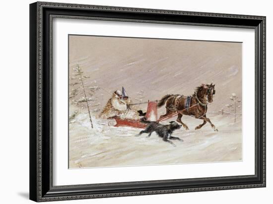 Jingle Bells-George Harlow White-Framed Giclee Print