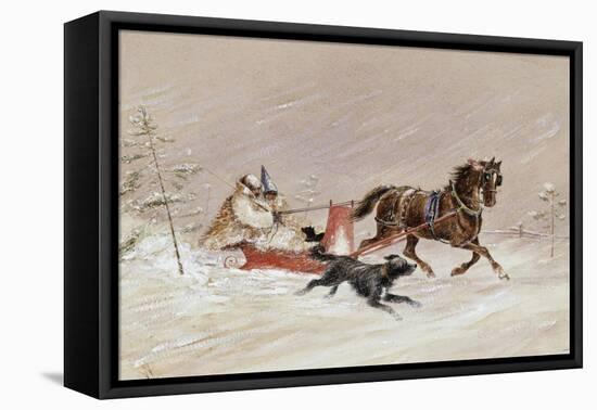 Jingle Bells-George Harlow White-Framed Premier Image Canvas