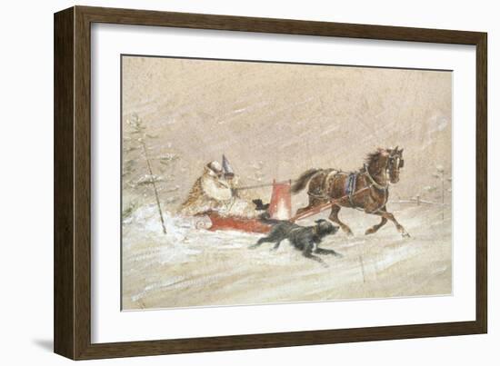 Jingle Bells-George H. White-Framed Giclee Print