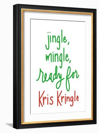 Jingle Mingle Kris Kringle-Sd Graphics Studio-Framed Art Print