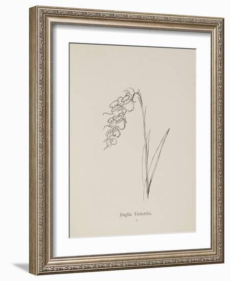 Jinglia Tinkettlia. Illustrations From Nonsense Botany, and Nonsense Alphabets by Edward Lear-Edward Lear-Framed Giclee Print