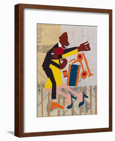 Jitter Bugs-William H Johnson-Framed Art Print