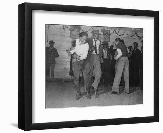 Jitterbugging in Negro juke joint, Saturday evening, outside Clarksdale, Mississippi-null-Framed Photographic Print