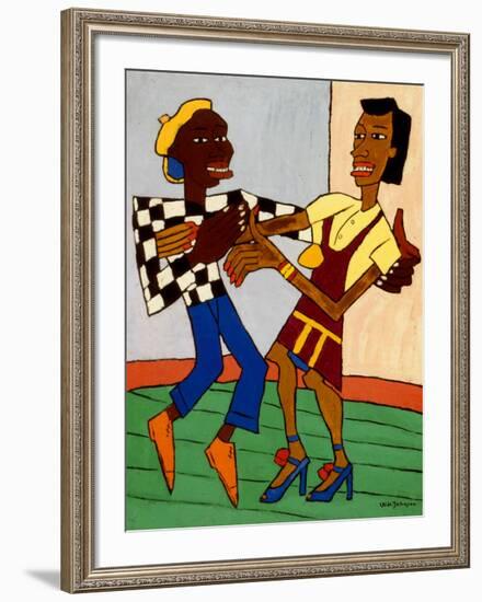 Jitterbugs-William H Johnson-Framed Art Print