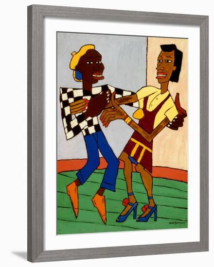 Jitterbugs-William H Johnson-Framed Art Print