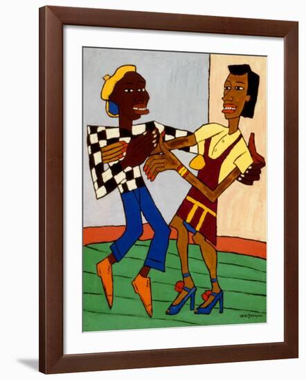 Jitterbugs-William H Johnson-Framed Art Print