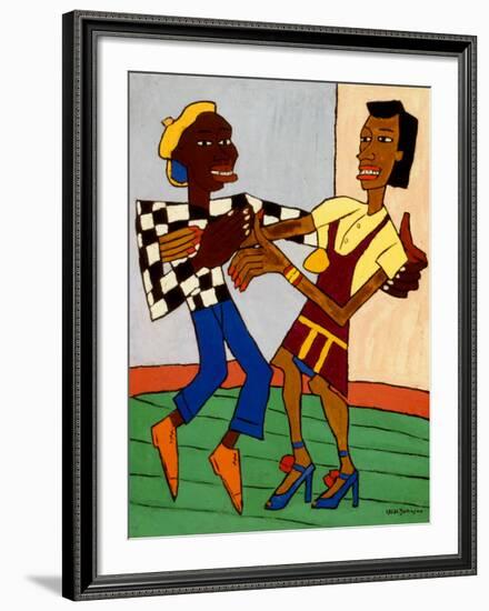 Jitterbugs-William H Johnson-Framed Art Print