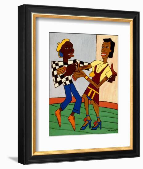 Jitterbugs-William H Johnson-Framed Art Print