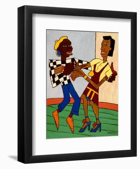 Jitterbugs-William H Johnson-Framed Art Print