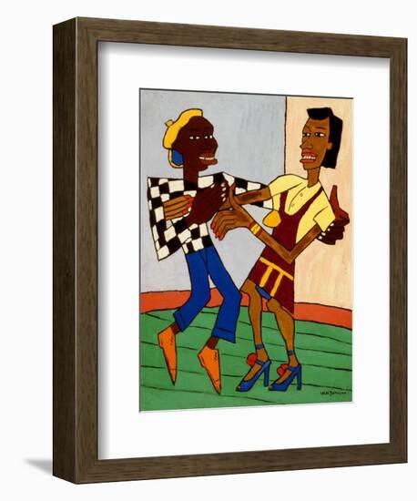 Jitterbugs-William H Johnson-Framed Art Print