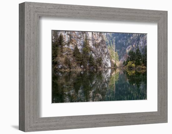 Jiuzhaigou on the Edge of the Tibetan Plateau, known for its Waterfalls and Colourful Lakes-Alex Treadway-Framed Photographic Print