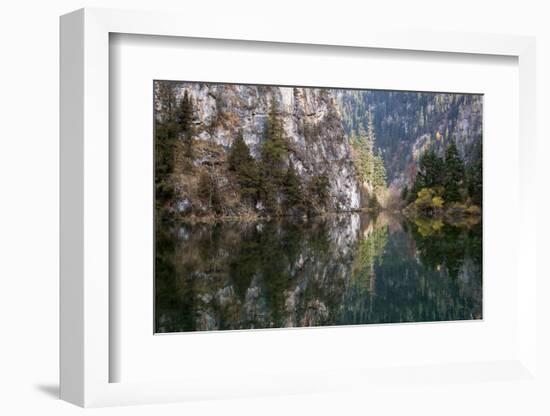 Jiuzhaigou on the Edge of the Tibetan Plateau, known for its Waterfalls and Colourful Lakes-Alex Treadway-Framed Photographic Print