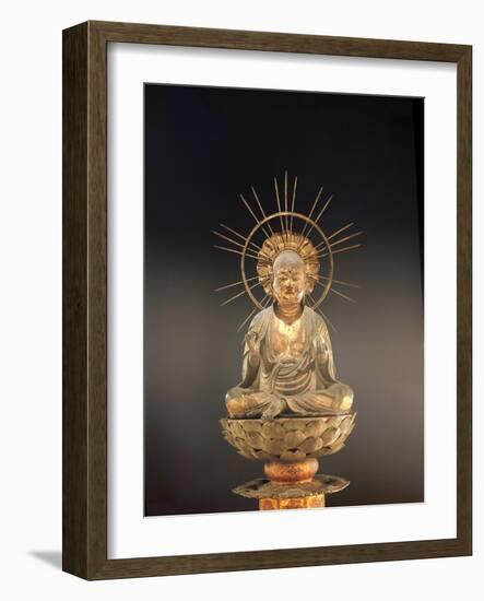 Jizo Bosatsu (Ksitigarbha), Kamakura Period (1185-1333), Second Half of the 13th Century-Japanese-Framed Giclee Print