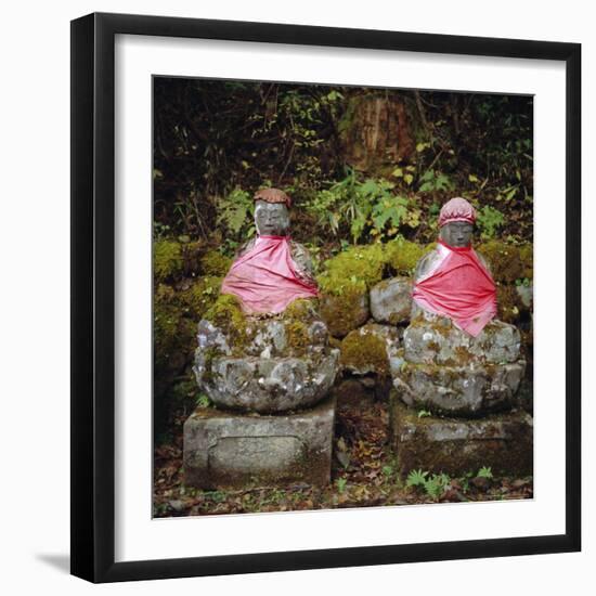 Jizo, Buddhist Protector of Women and Children, Nikko, Honshu, Japan-Christopher Rennie-Framed Photographic Print