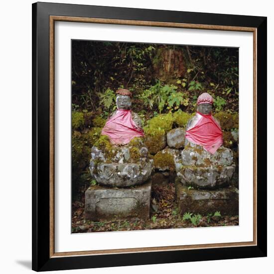 Jizo, Buddhist Protector of Women and Children, Nikko, Honshu, Japan-Christopher Rennie-Framed Photographic Print