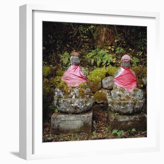 Jizo, Buddhist Protector of Women and Children, Nikko, Honshu, Japan-Christopher Rennie-Framed Photographic Print