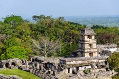 Palenque Palace View-jkraft5-Photographic Print