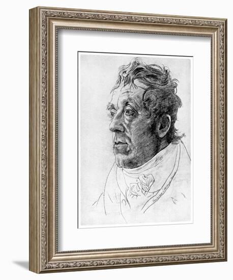 JMW Turner, British Artist, 19th Century-Cornelius Varley-Framed Giclee Print