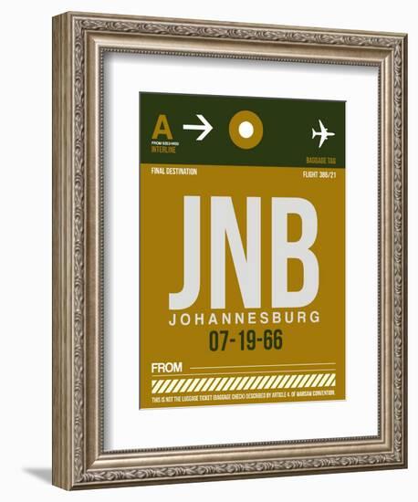 JNB Johannesburg Luggage Tag 1-NaxArt-Framed Premium Giclee Print