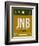 JNB Johannesburg Luggage Tag 1-NaxArt-Framed Premium Giclee Print