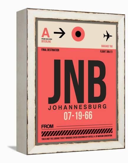 JNB Johannesburg Luggage Tag 2-NaxArt-Framed Stretched Canvas