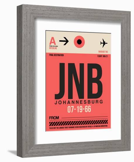 JNB Johannesburg Luggage Tag 2-NaxArt-Framed Premium Giclee Print