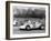 Jo Bonnier Driving a Works Porsche Formula 1 Car, Brussels Grand Prix, Belgium, 1961-null-Framed Photographic Print