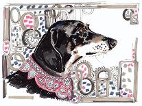 Lacey the Dachshund, 2013-Jo Chambers-Framed Giclee Print
