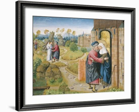 Joachim and Anne at the Golden Gate-null-Framed Giclee Print