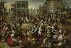 Fish Market, 1568-Joachim Beuckelaer or Bueckelaer-Framed Giclee Print