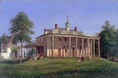 View of Mount Vernon-Joachim Ferdinand Richardt-Framed Premier Image Canvas