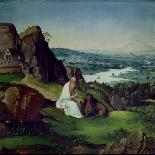 St. Jerome in a Landscape-Joachim Patenir-Giclee Print