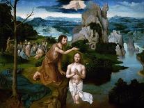 Baptism of Christ, Ca. 1515.-Joachim Patenir-Framed Giclee Print