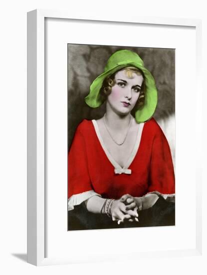 Joan Bennett, American Actress, C1932-1933-null-Framed Giclee Print