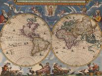 World Map, c.1664-Joan Blaeu-Giclee Print