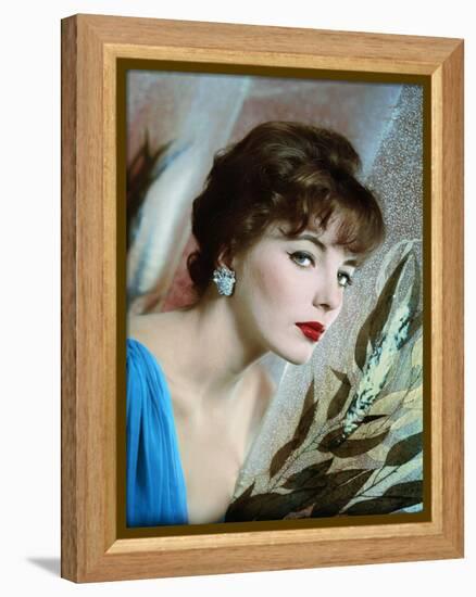 Joan Collins, British actress born May 23rd, 1933, here 1958 (photo)-null-Framed Stretched Canvas