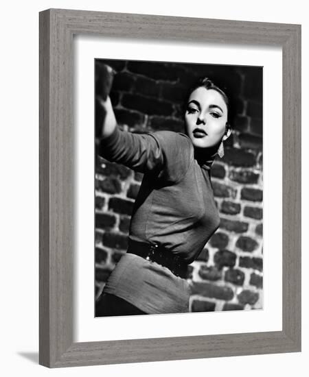 Joan Collins. "Turn the Key Softly" [1953], Directed by Jack Lee.-null-Framed Photographic Print