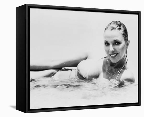 Joan Collins-null-Framed Stretched Canvas