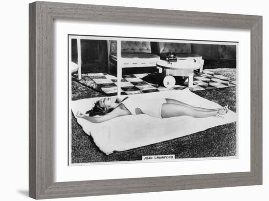 Joan Crawford, American Actress and Film Star, 1938-null-Framed Giclee Print