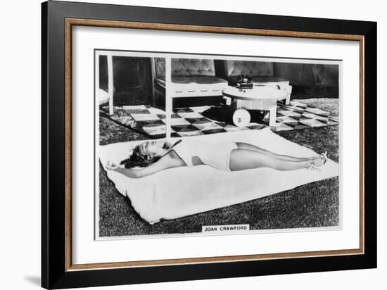 Joan Crawford, American Actress and Film Star, 1938-null-Framed Giclee Print