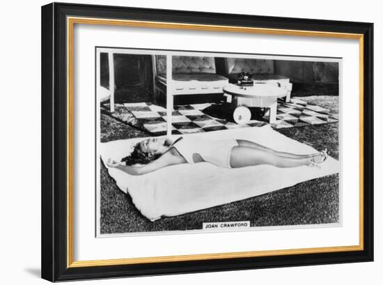 Joan Crawford, American Actress and Film Star, 1938-null-Framed Giclee Print