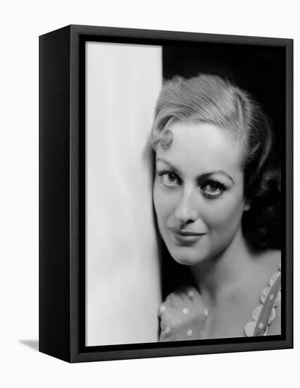 JOAN CRAWFORD dans les annees 30 JOAN CRAWFORD IN THE 30'S (b/w photo)-null-Framed Stretched Canvas