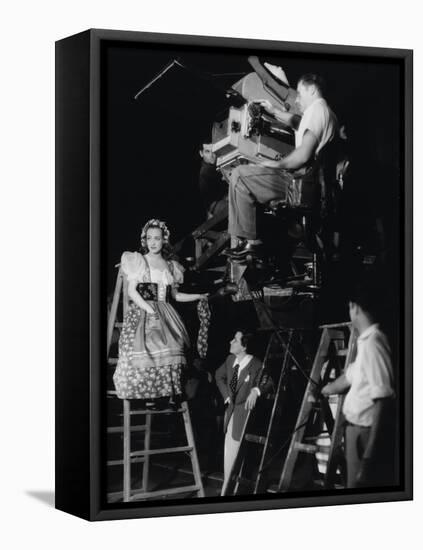 Joan Crawford, Dorothy Arzner. "The Bride Wore Red" 1937, Directed by Dorothy Arzner-null-Framed Premier Image Canvas