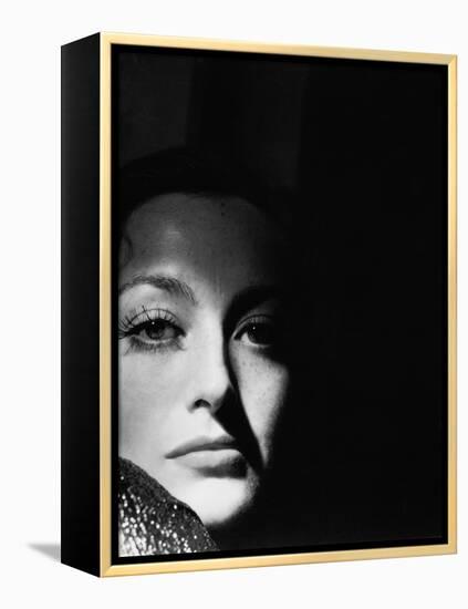 Joan Crawford. "Glitter" 1935, "I Live My Life" Directed by W. S. Van Dyke-null-Framed Premier Image Canvas