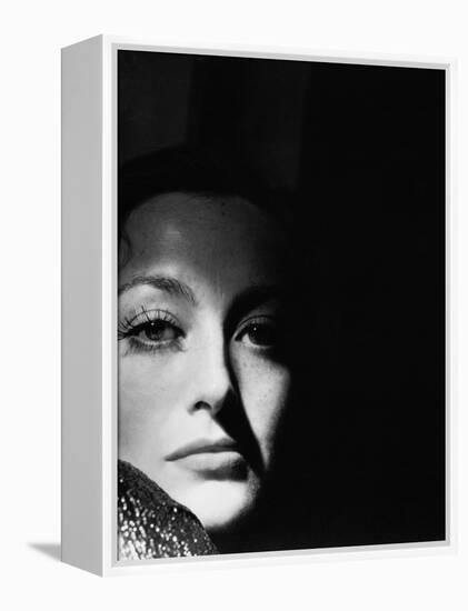 Joan Crawford. "Glitter" 1935, "I Live My Life" Directed by W. S. Van Dyke-null-Framed Premier Image Canvas