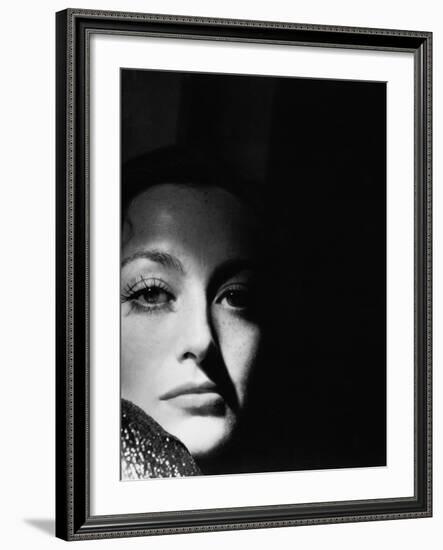 Joan Crawford. "Glitter" 1935, "I Live My Life" Directed by W. S. Van Dyke-null-Framed Photographic Print