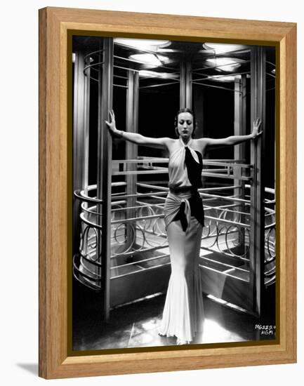 Joan Crawford. "Letty Lynton" 1932, Directed by Clarence Brown. Custome by Adrian-null-Framed Premier Image Canvas