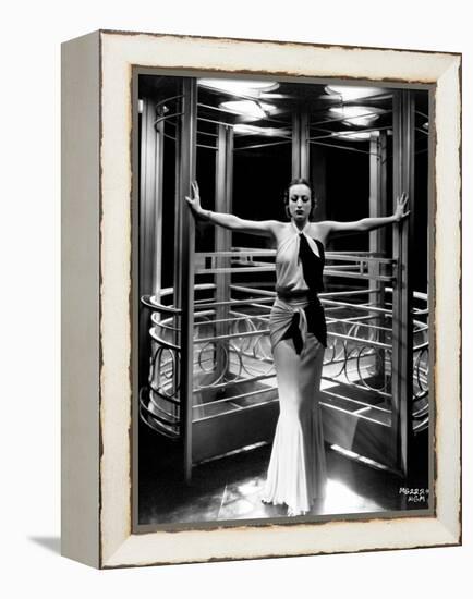 Joan Crawford. "Letty Lynton" 1932, Directed by Clarence Brown. Custome by Adrian-null-Framed Premier Image Canvas